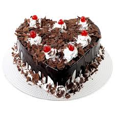 Heart Shape Black Forest Cake